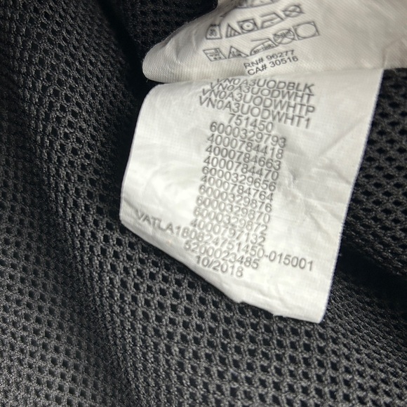 "I Love My Vans" Anorak Nylon Black Cropped Windbreaker Bomber JACKET S - Picture 5 of 8